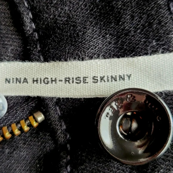 Rag & bone Jeans Nina High Rise Skinny Zip Side - Picture 8 of 10